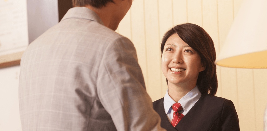 店頭でのアテンドサービス
